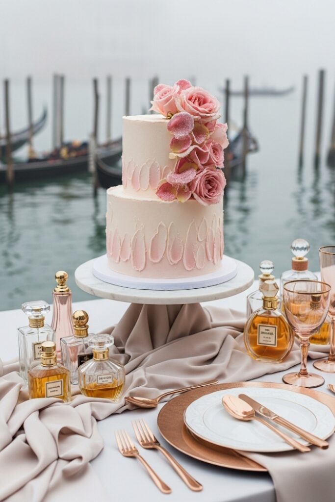 Venetian Rose Petal Cake