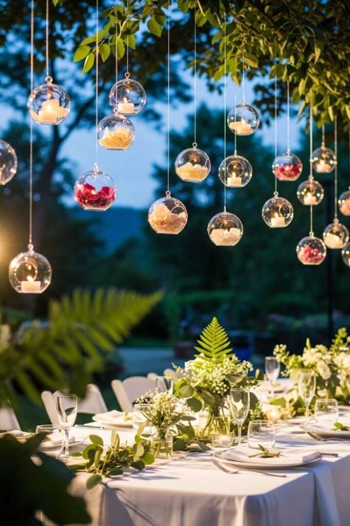 Hanging Glass Terrarium Orbs