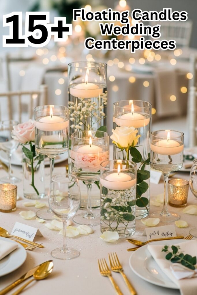 Floating Candle Wedding Centerpieces