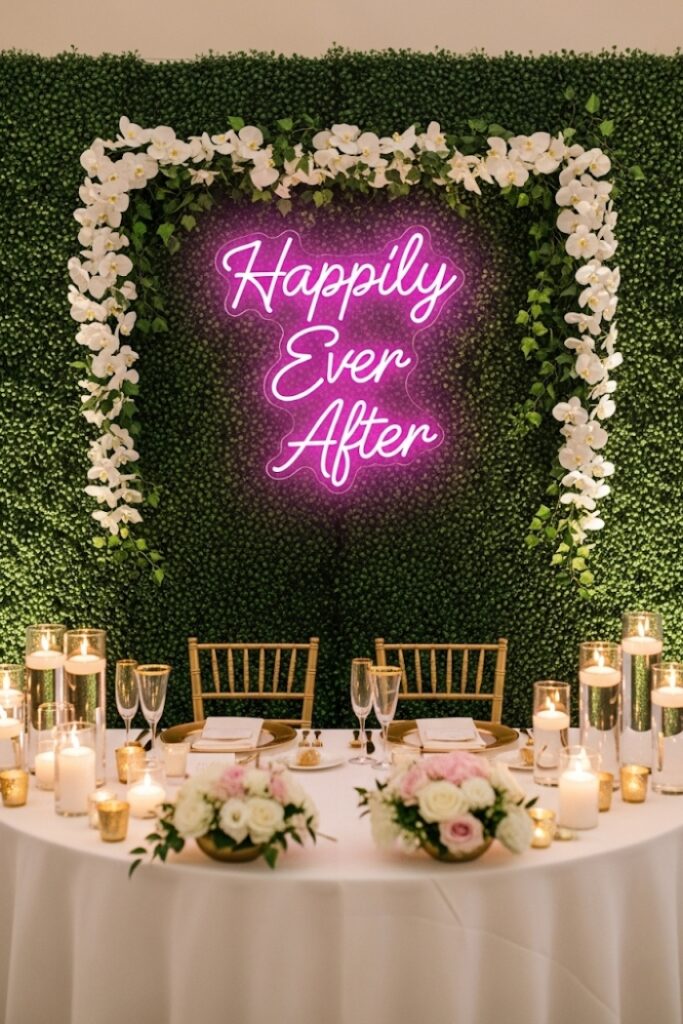 Neon Sign Accent Walls