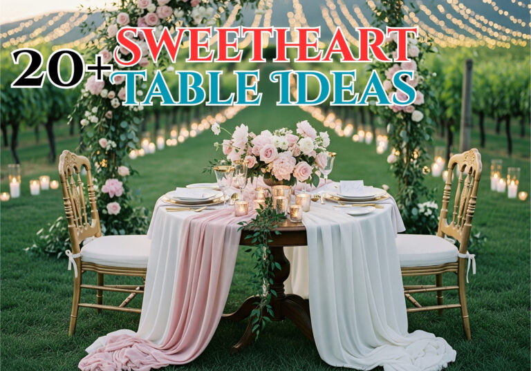 21 Sweetheart Table Ideas