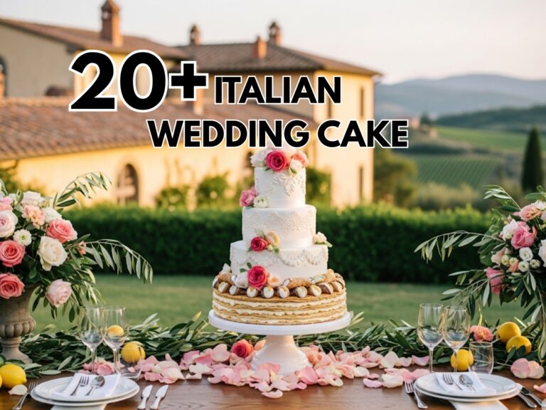 20+ Italian Wedding Cakes That Will Steal Your Heart (and Your Guests!)