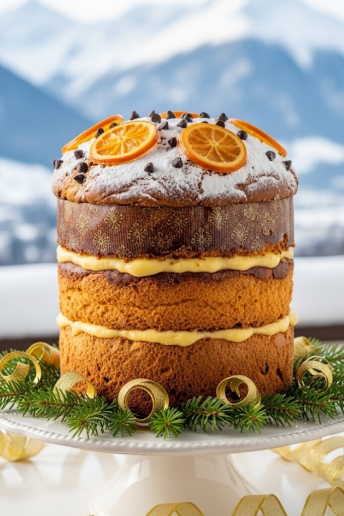 Panettone-Inspired Wedding Cake
