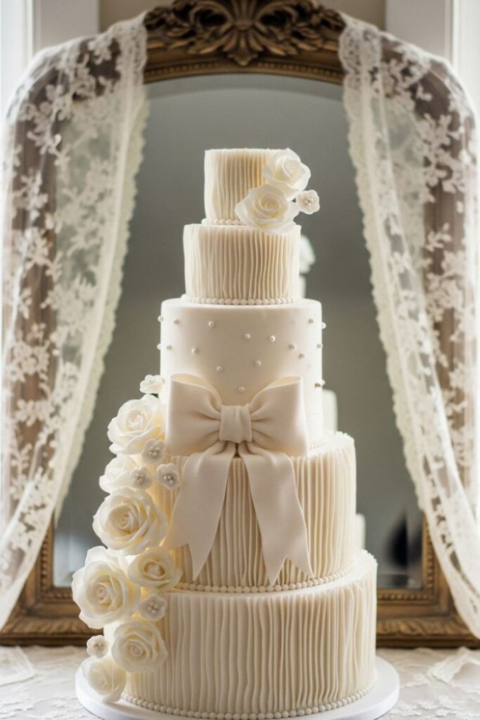 Edwardian Ruffle & Bow Elegance