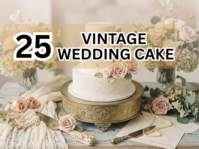 25 Vintage Wedding Cakes That Will Steal Your Heart (and Your Guests’ Too!)