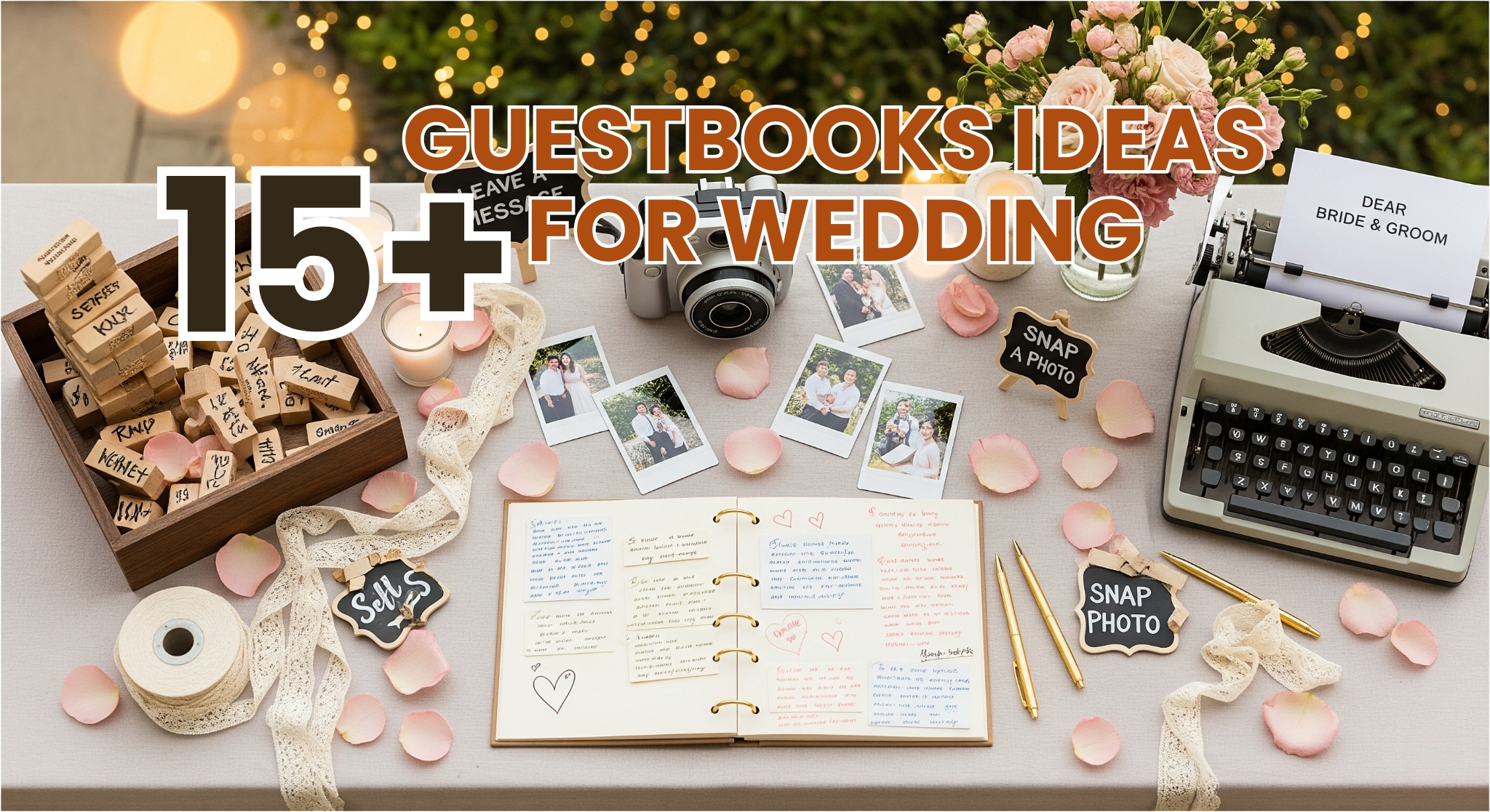 guestbooks ideas for wedding