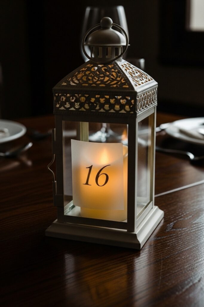 Illuminated Lantern Numbers