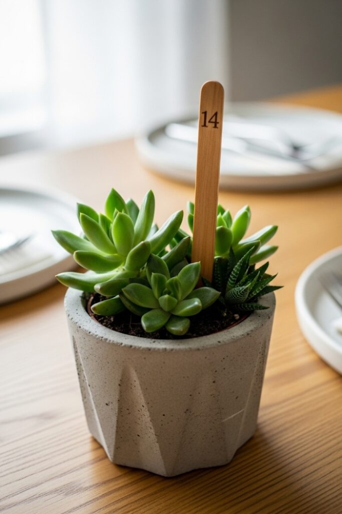 Succulent Planter Numbers