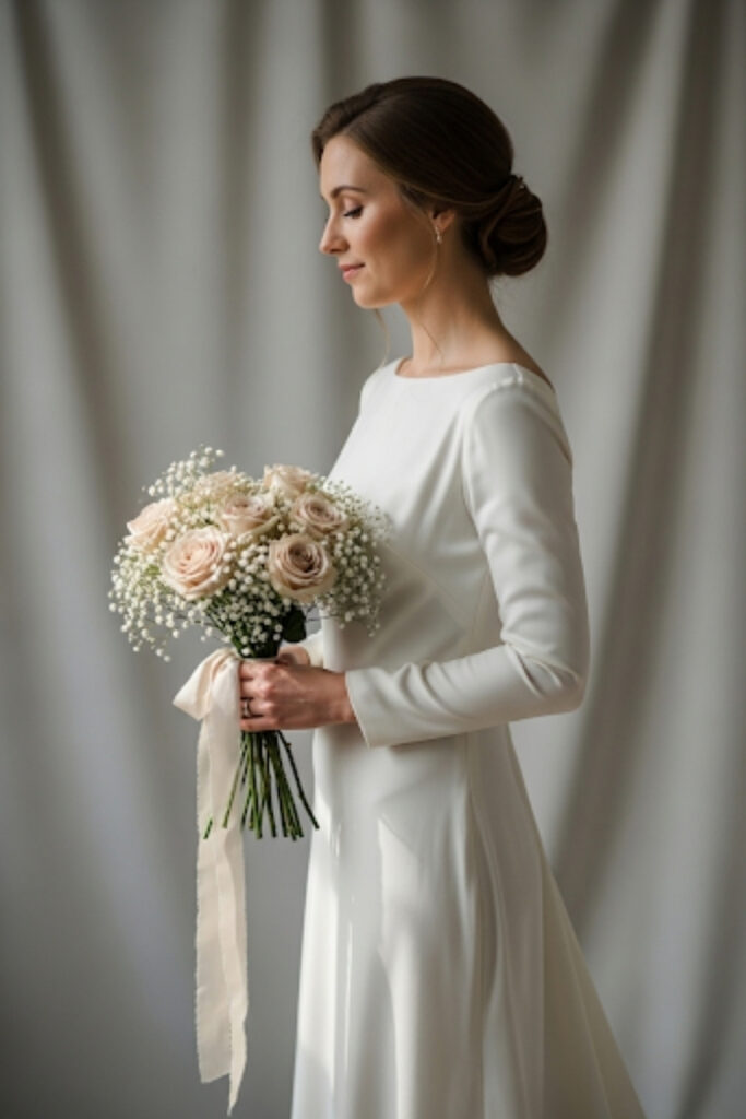 Champagne Rose & Baby’s Breath Dream