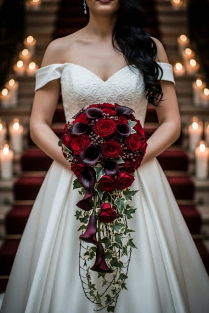 Romantic Red Rose Cascade