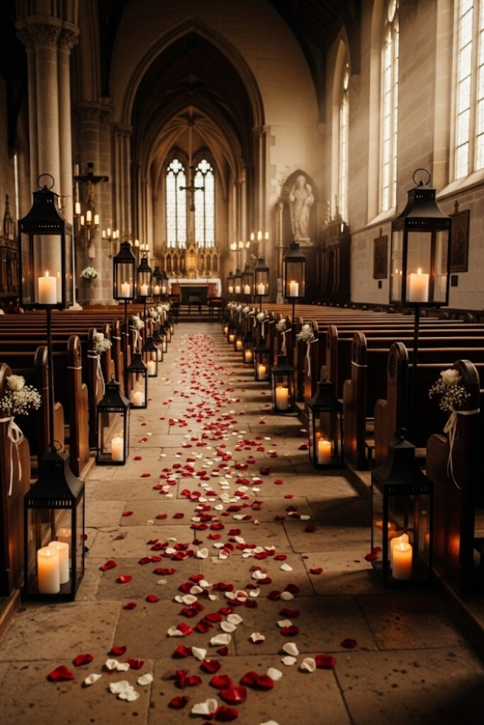 Vintage Candle Lantern Aisle