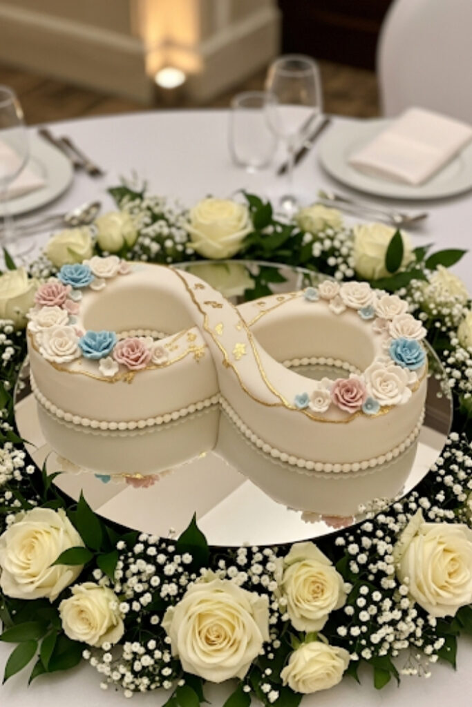 “Together Forever” Infinity Cake