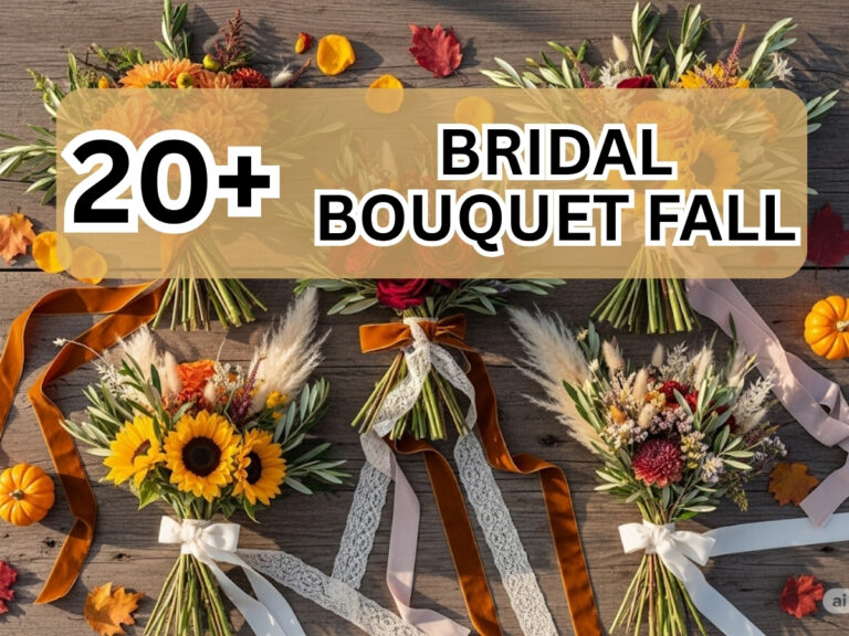 20+ Bridal Bouquet Fall Ideas to Elevate Your Autumn Wedding