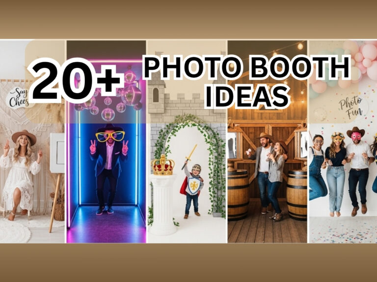 20+ Stunning Photo Booth Ideas That Will Instantly Elevate Your Event