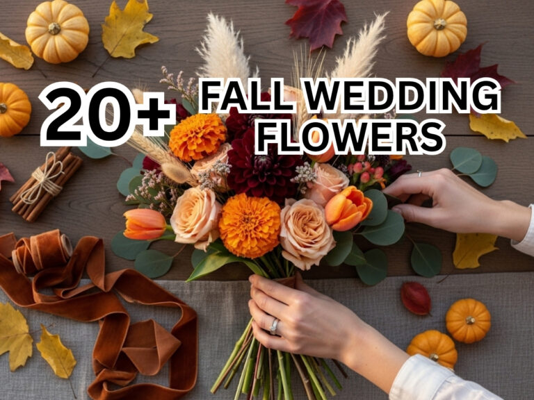 20+  Fall Wedding Flowers That Capture the Season’s Magic