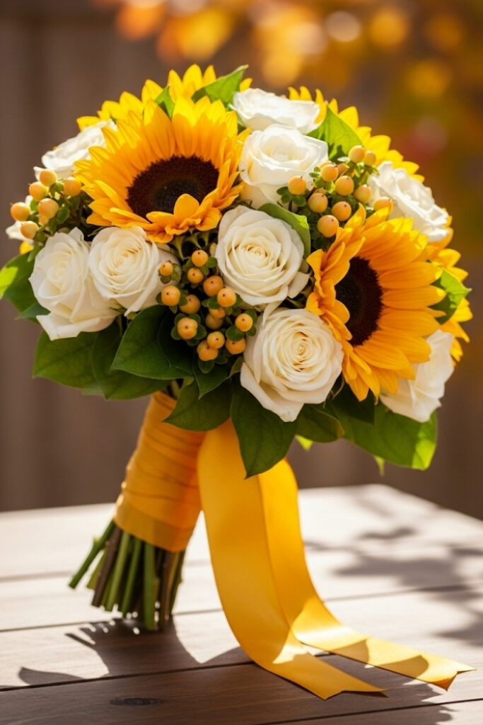 Golden Sunburst Bouquet