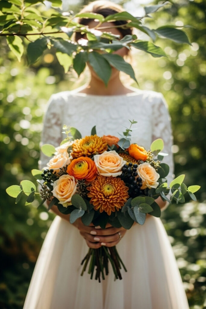 Amber & Apricot Garden Mix