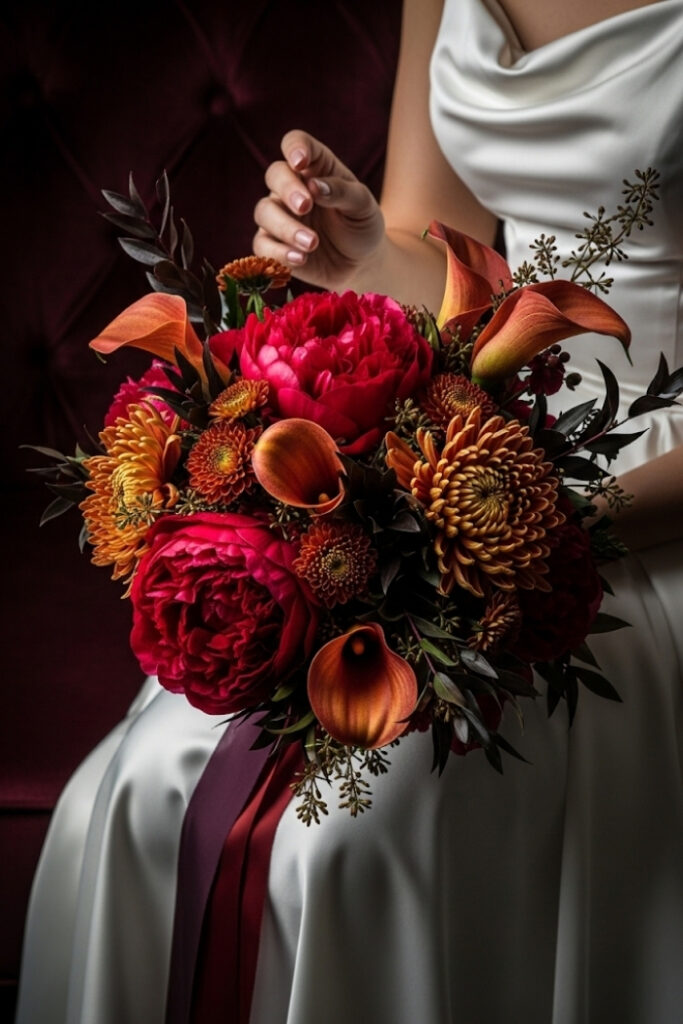 Crimson & Copper Statement Blooms