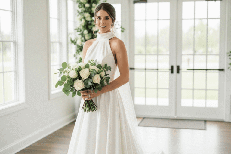 Halter Neckline Wedding Dress