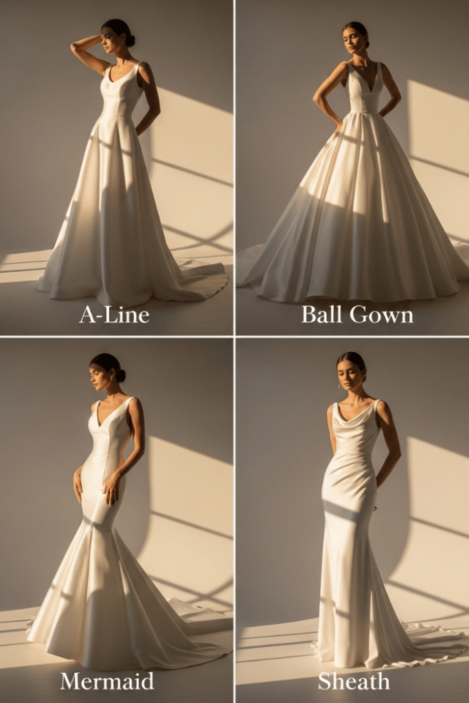 Bridal Silhouettes That Shine