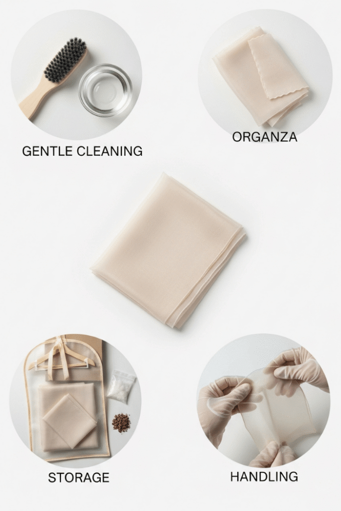 Care Tips for Organza