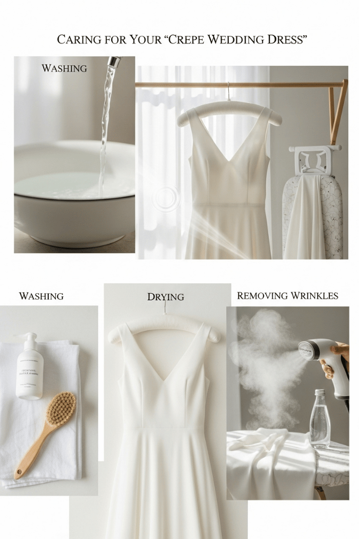 Caring For Crepe Wedding Dress