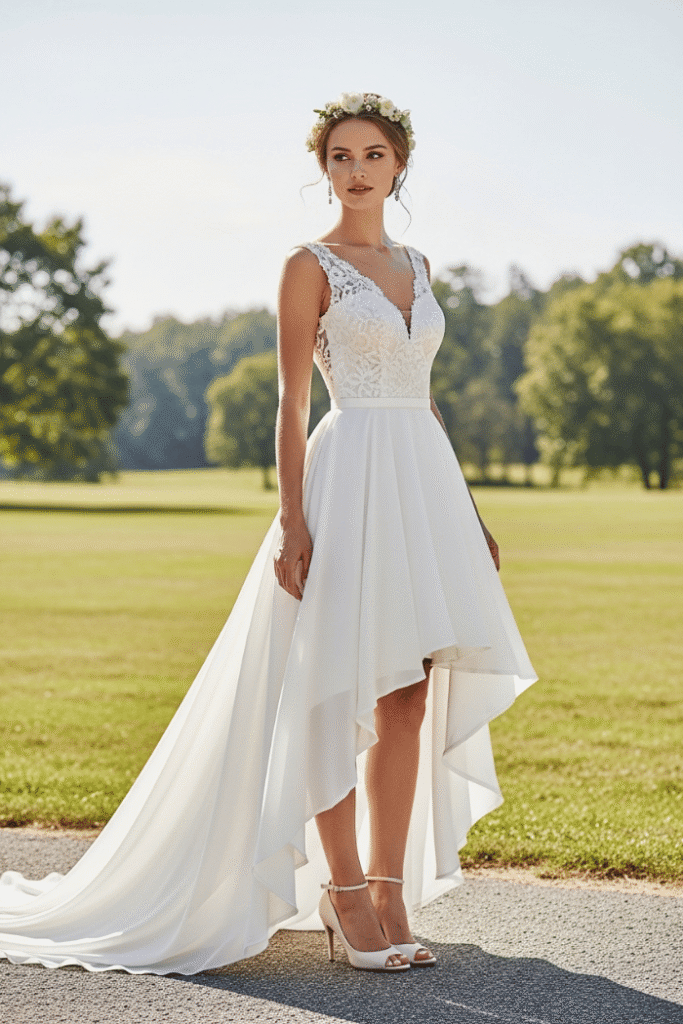 High-Low Hem Wedding Dresses