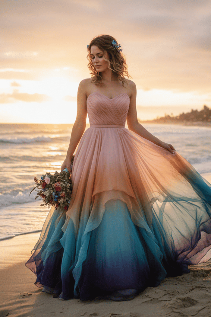 Ombre _ Dip-Dye Dress