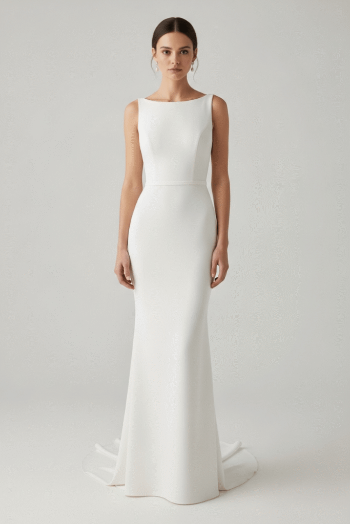 Column Wedding Dresses