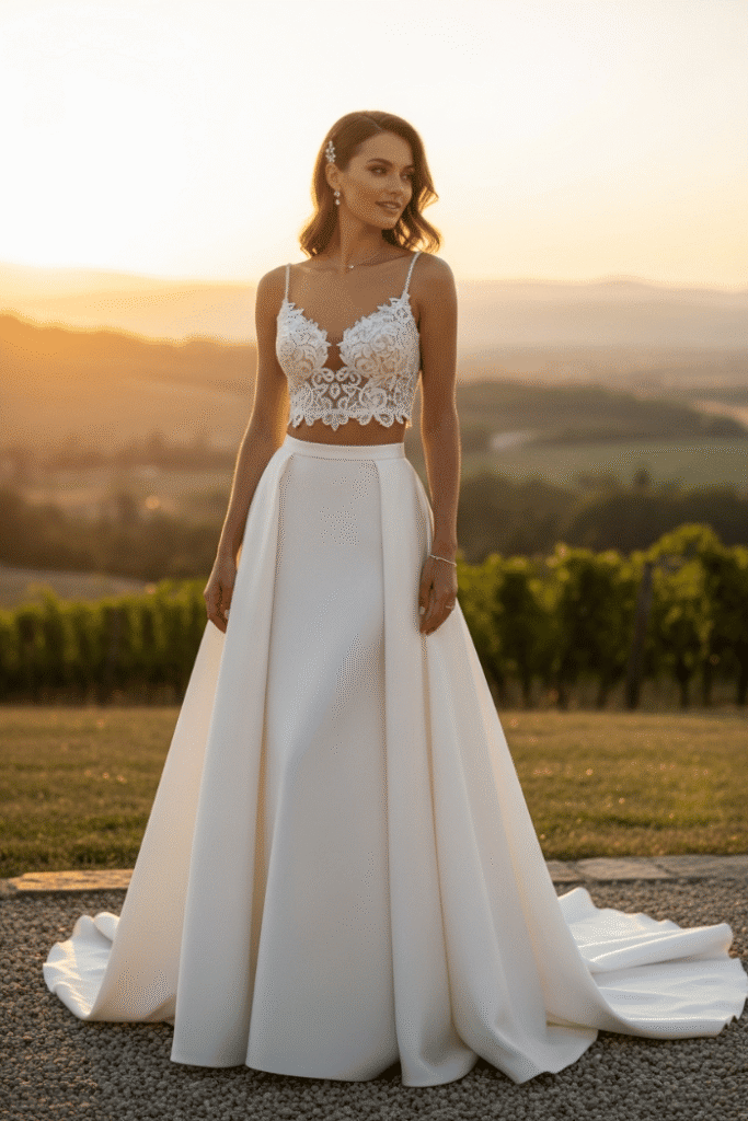 Separates Wedding Dress