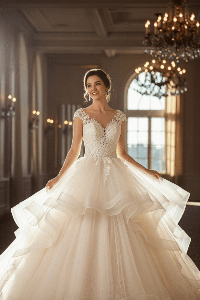 Why Brides Love the Ball Gown Silhouette