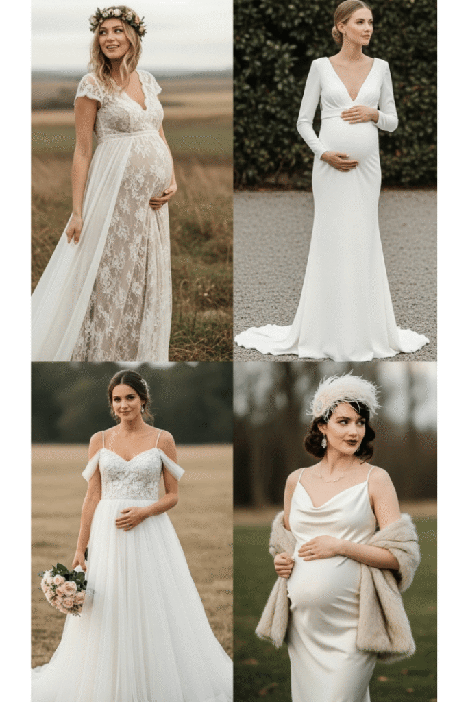 Best Maternity Wedding Dress Styles