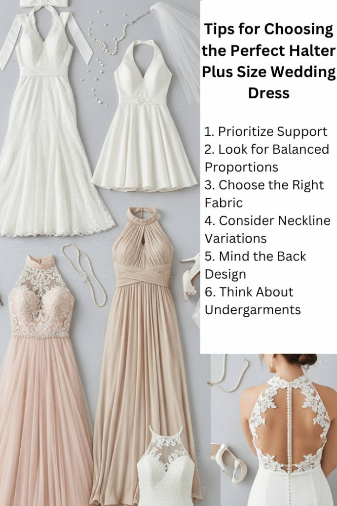 Choosing the Perfect Halter Plus Size Wedding Dress
