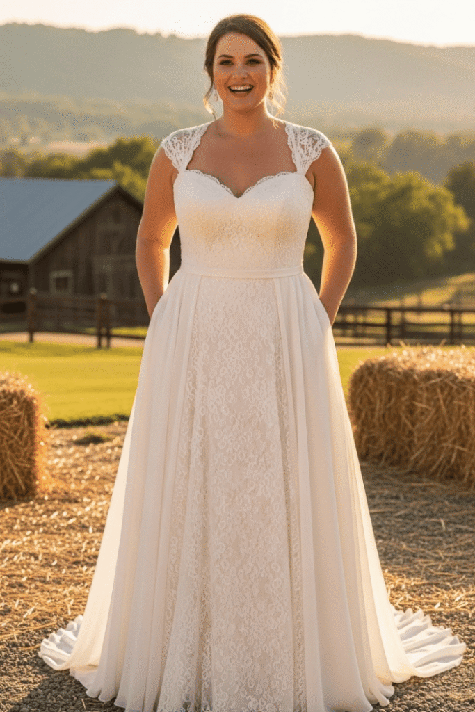 Convertible Gown with Pockets