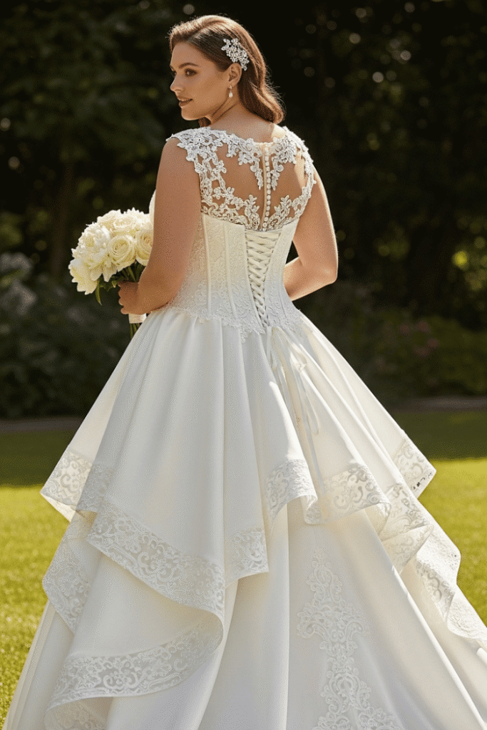 Corset Bodice with Full Skirt — Defined Silhouette