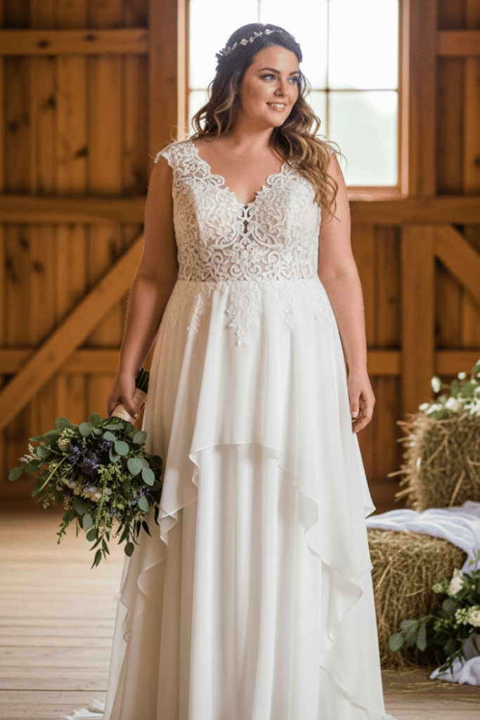 Empire Waist Boho Lace