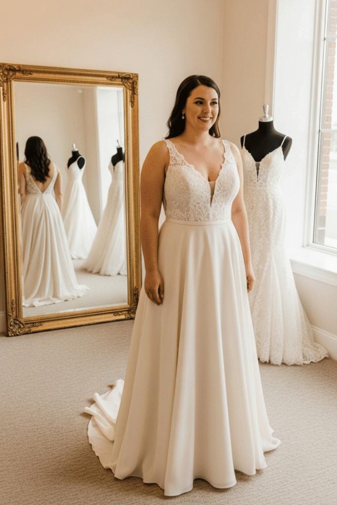 Finding the Right Dress for Petite Brides with a Big Bust
