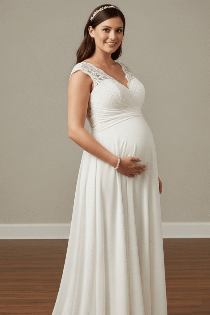 Great Maternity Wedding Dress