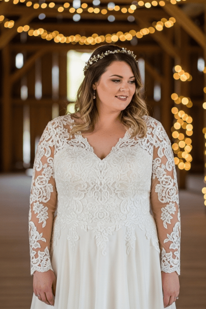 Long-Sleeve Lace for Cool Evenings