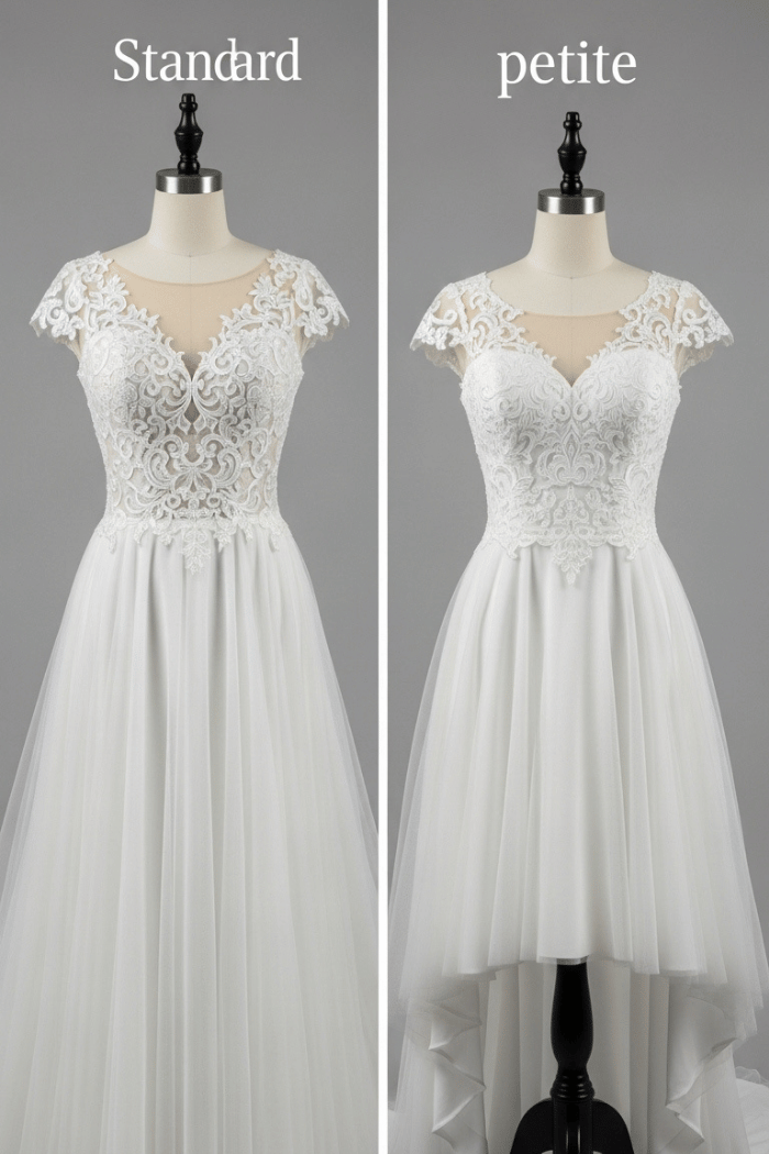 “Petite” Wedding Dress
