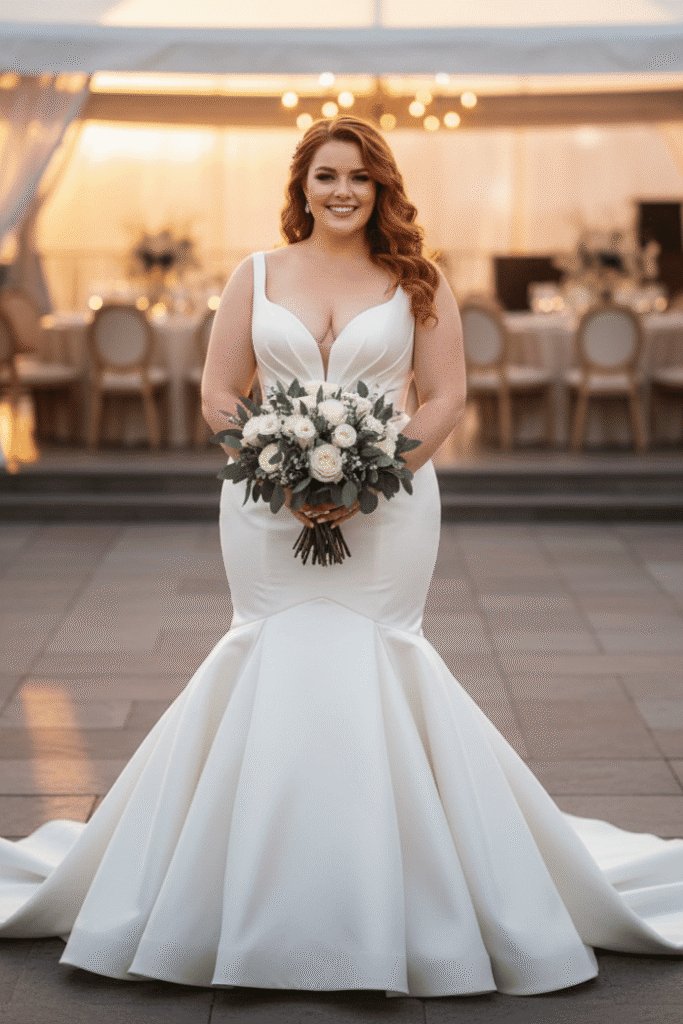 Plus-Size Mermaid Wedding Dress