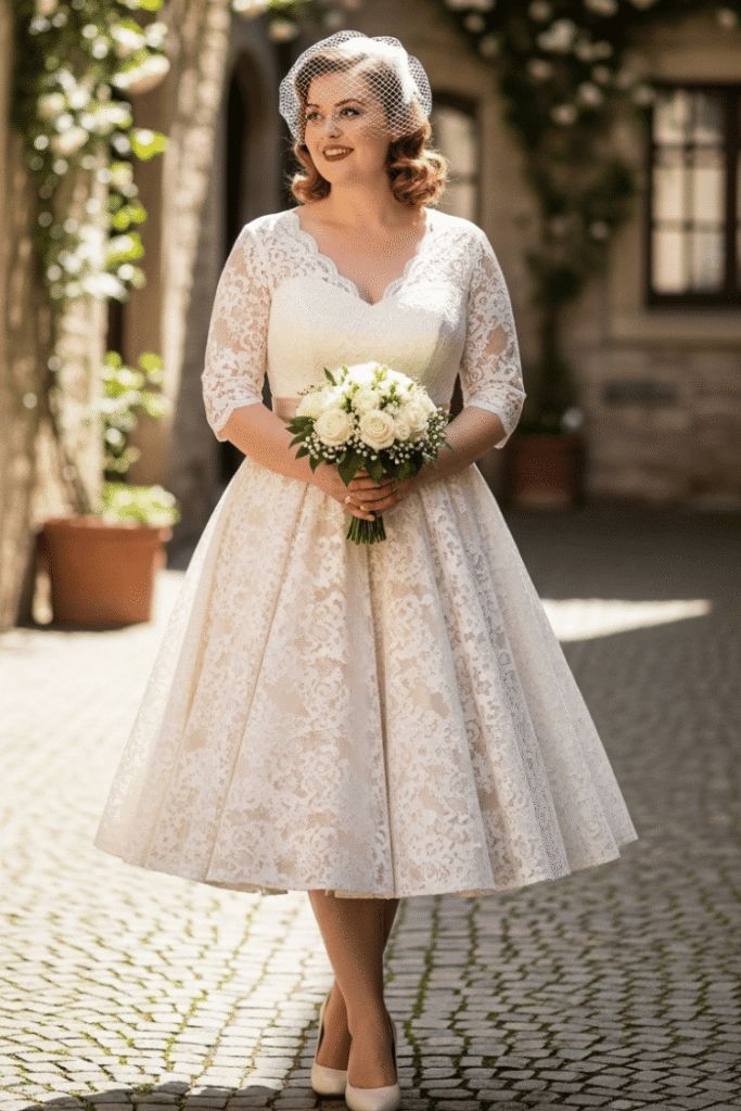 Tea-Length Dress
