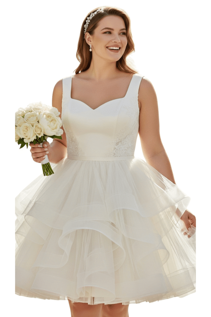 Tulle Above-Knee Dress