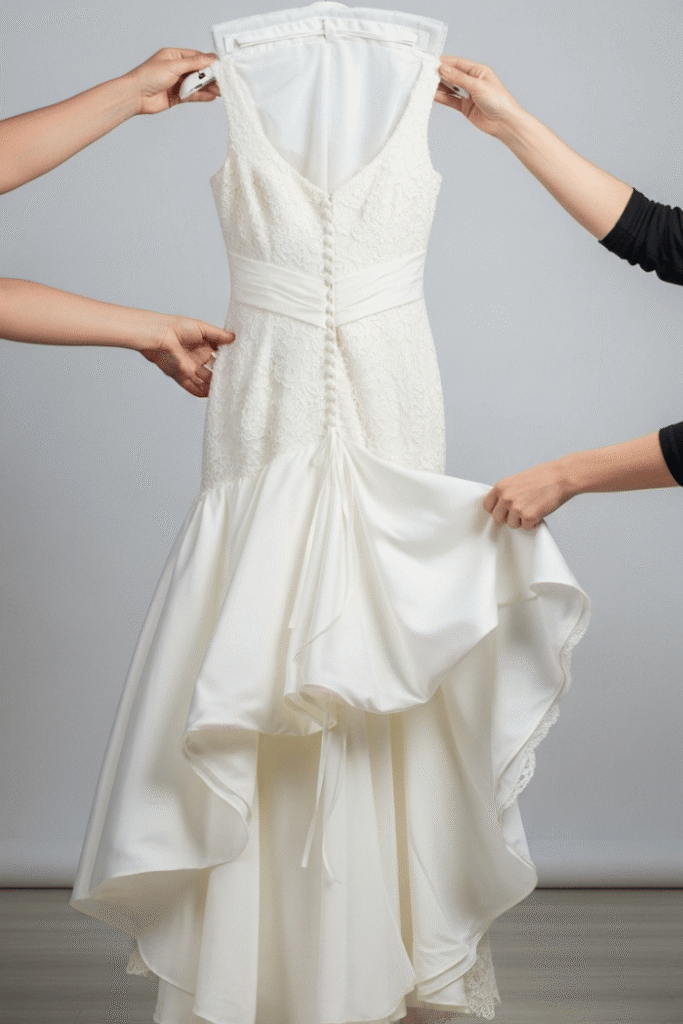 How to Bustle Your Wedding Dress