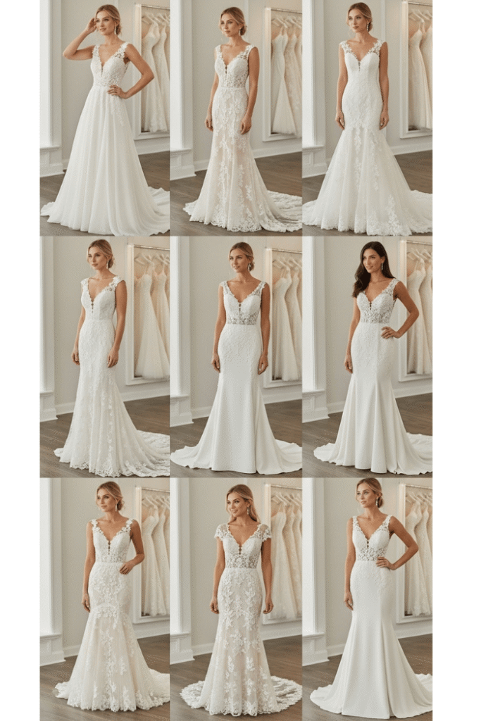 Wedding Dresses for Petite Brides with an Hourglass Figure