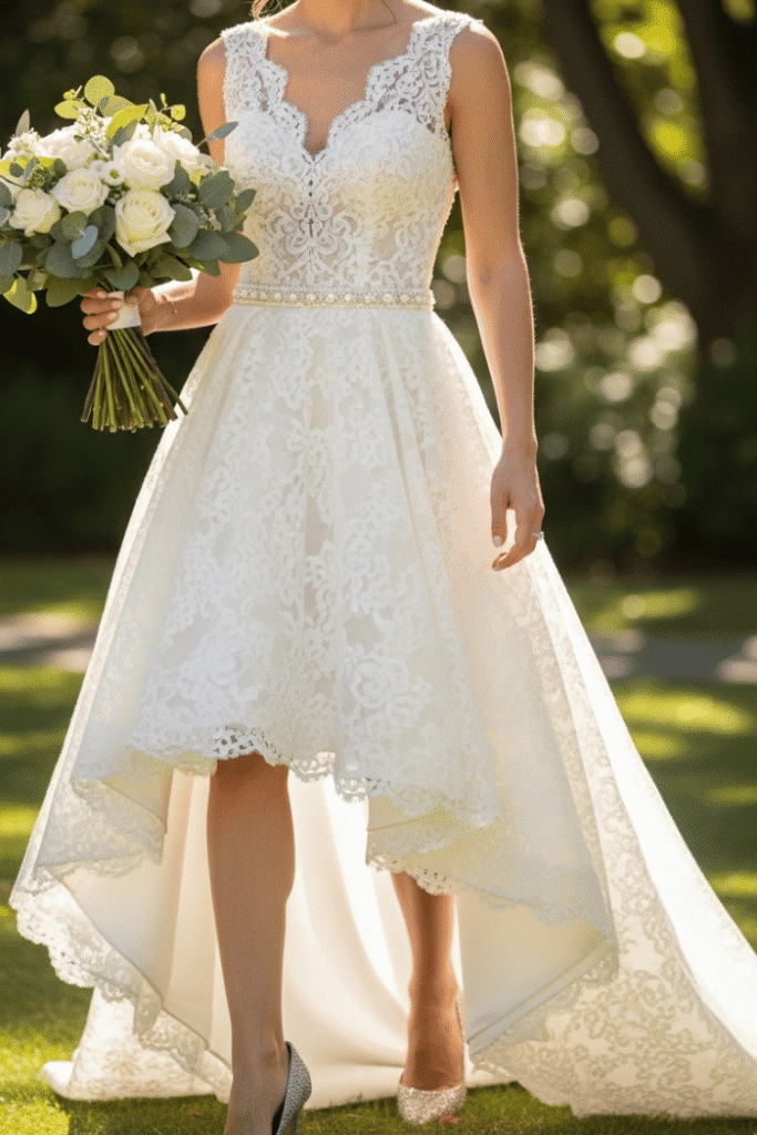 What Is a High-Low Hem Wedding Dress