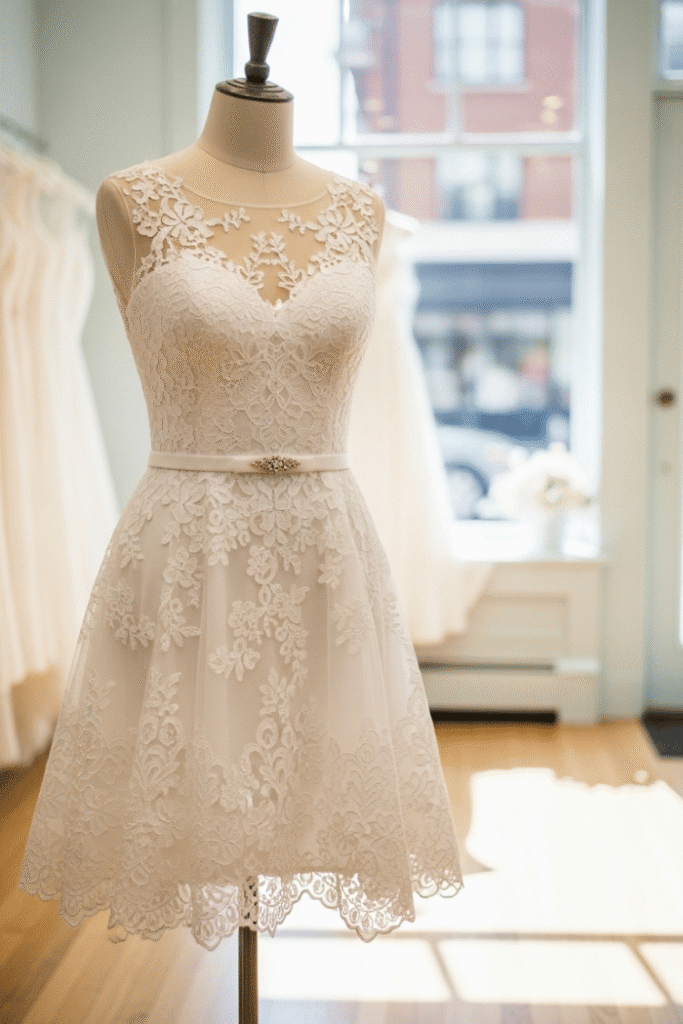 What Is a Mini Wedding Dresses
