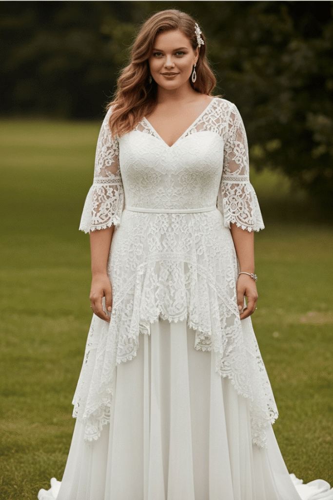 What to Look for in a Boho Plus Size Wedding Dress
