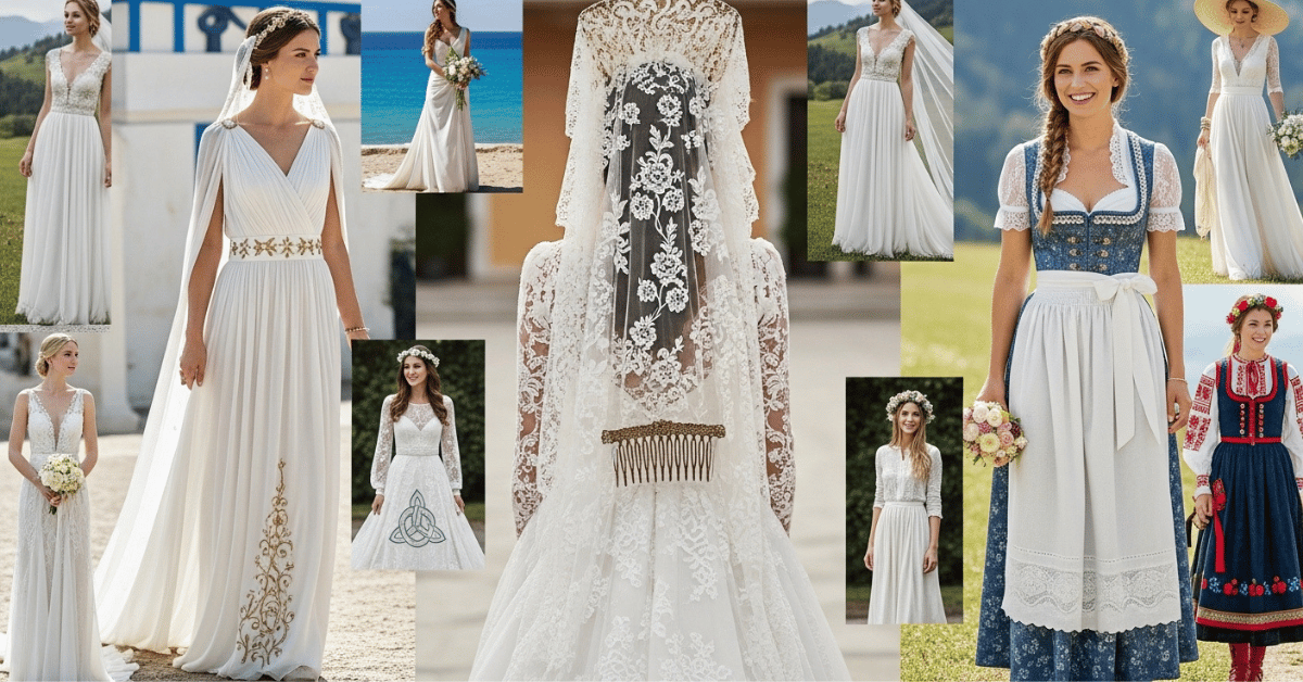 European tradditional Wedding Dresses