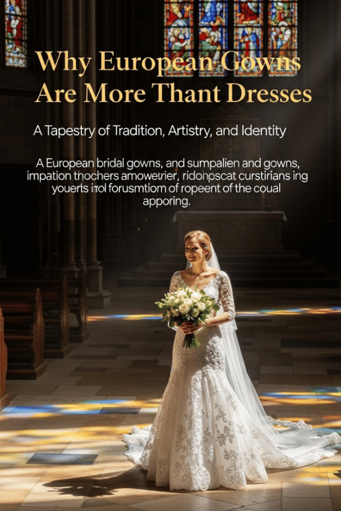 Why European Gowns Are More Than Just Dresses